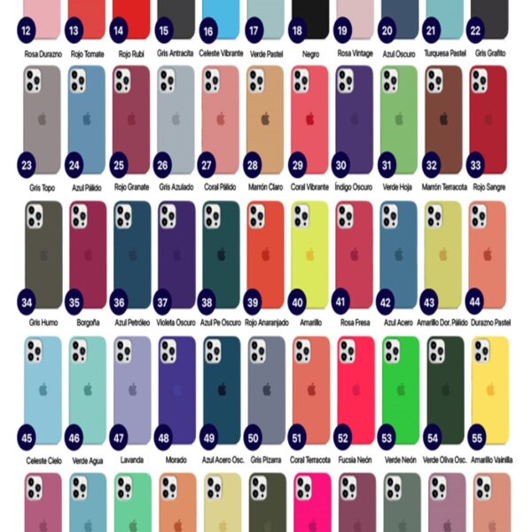 SILICONE CASE IPHONE LINEA 17