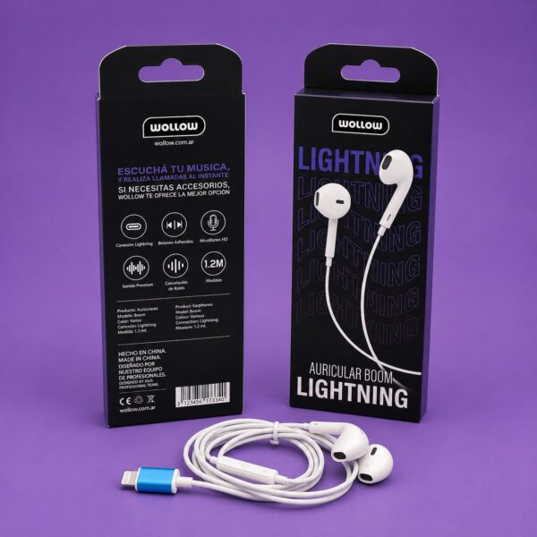 AURICULAR BOOM LIGHTNING WOLLOW