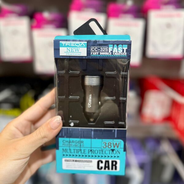 CARGADOR DE AUTO TREQA 38W