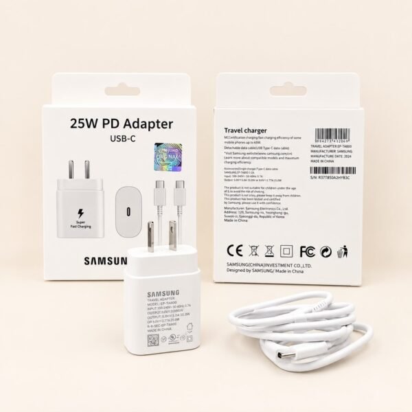 CARG SAMSUNG 25W CON CABLE TIPO C ECO