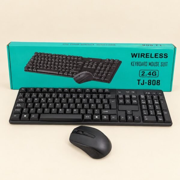 COMBO TECLADO + MOUSE INALAMBRICO TJ - 808